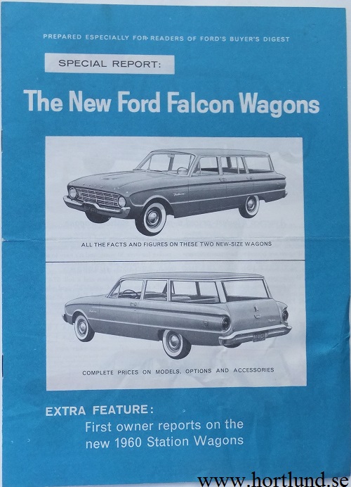 1960 Ford Falcon Wagons broschyr