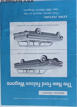 1960 Ford Falcon Wagons broschyr