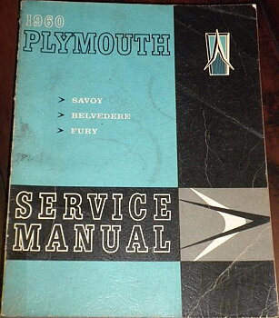 1960 Plymouth Service Manual
