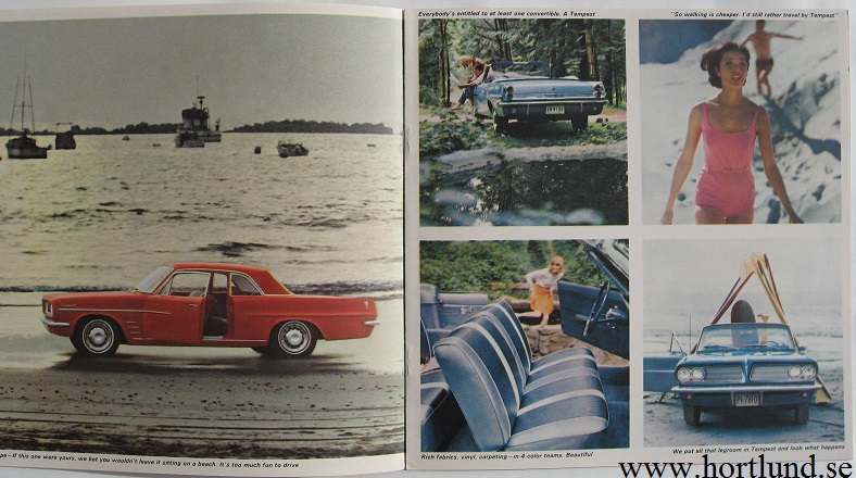 1963 Pontiac Tempest broschyr - 2