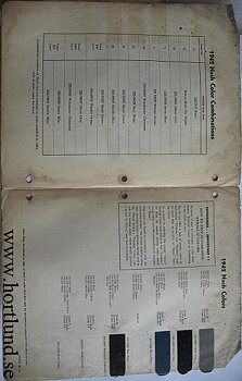 1942 Nash Du Pont lackkarta