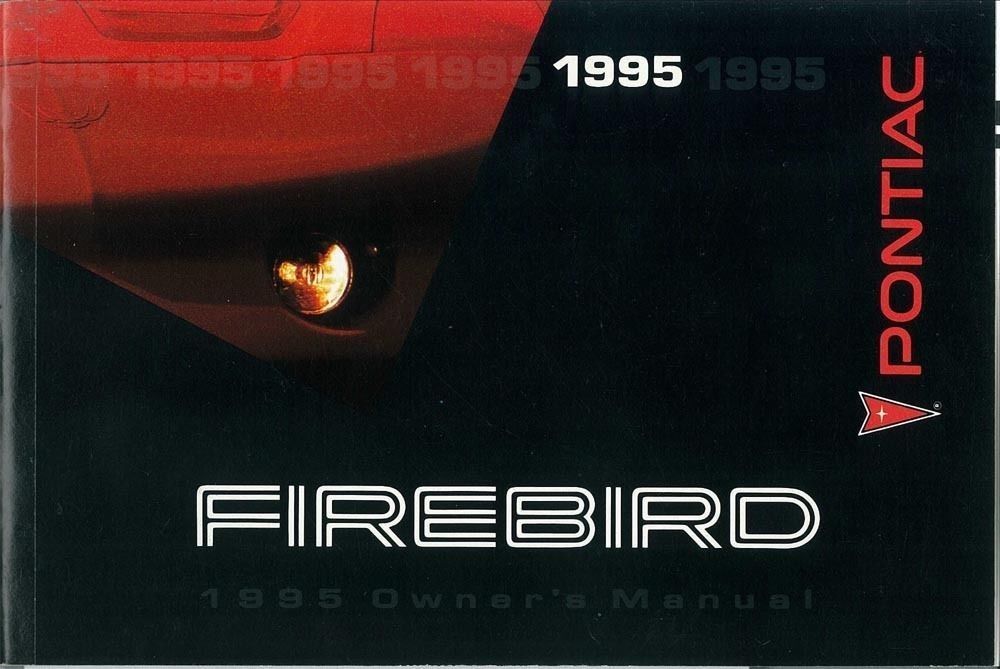 1995 Pontiac Firebird Owners Manual