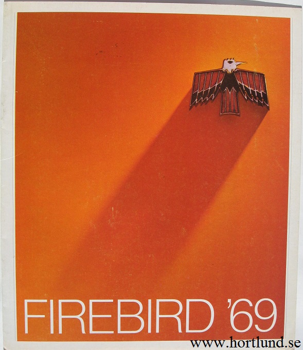 1969 Pontiac Firebird broschyr repro