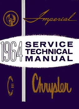 1964 Chrysler och Imperial Service Manual original
