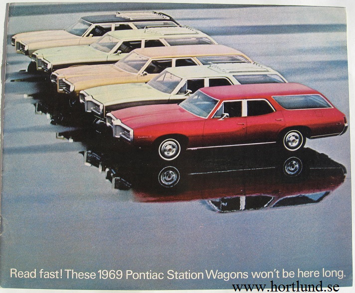 1969 Pontiac Wagons broschyr