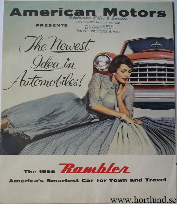 1955 Rambler broschyr The Newest Idea in Automobiles!