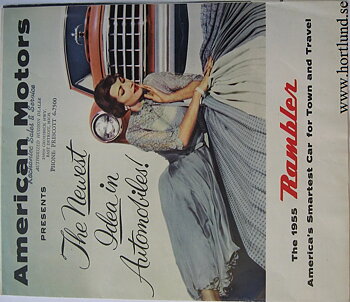 1955 Rambler broschyr The Newest Idea in Automobiles!