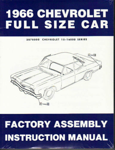1966 Chevrolet Full Size Assembly Manual