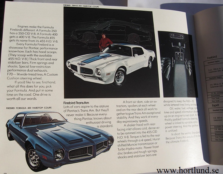 1972 Pontiac alla modeller broschyr - 4