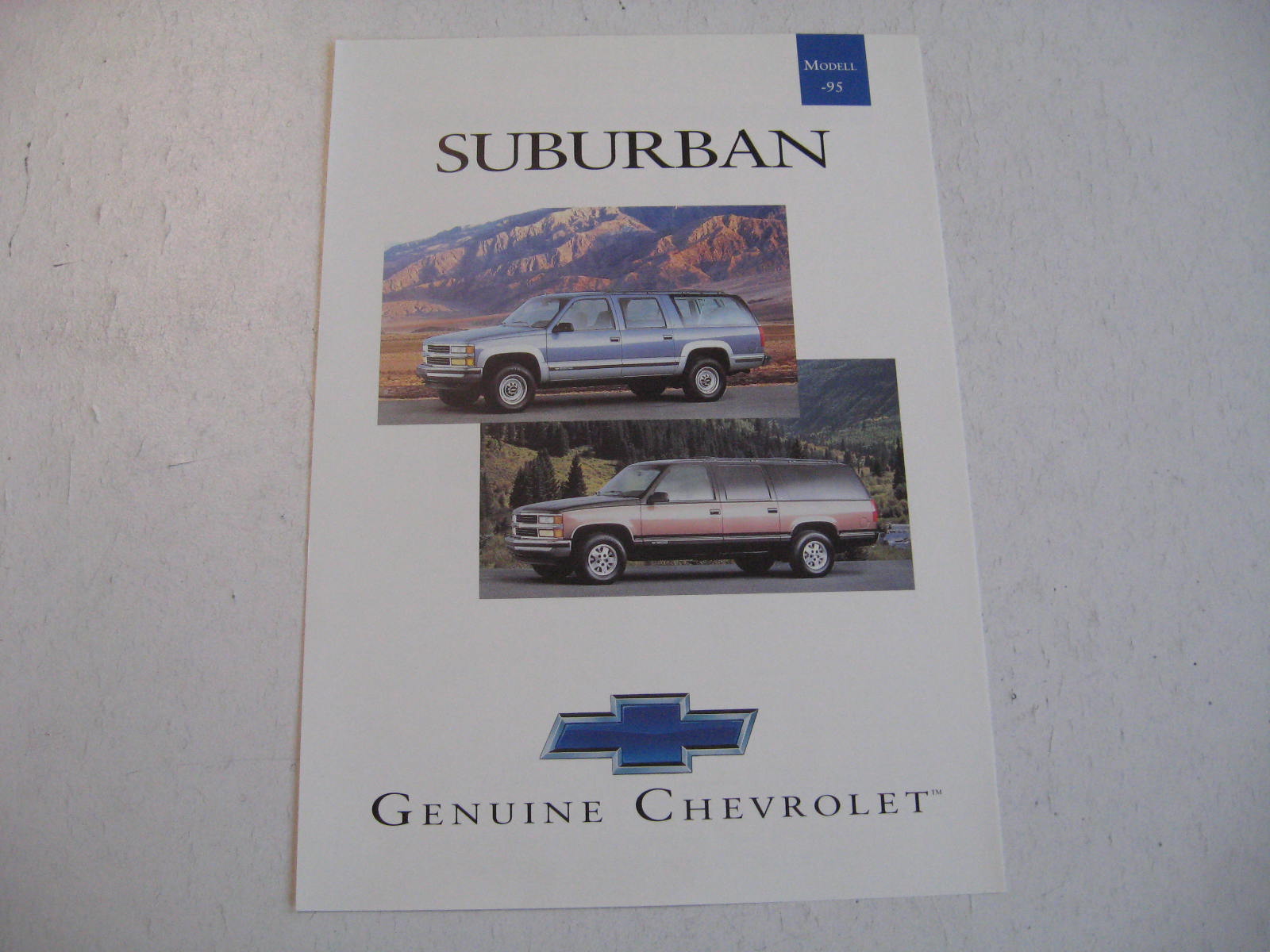 1995 Chevrolet Truck Suburban Broschyr Svensk