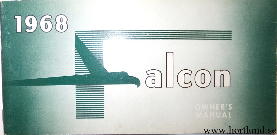 1968 Ford Falcon Owners Manual