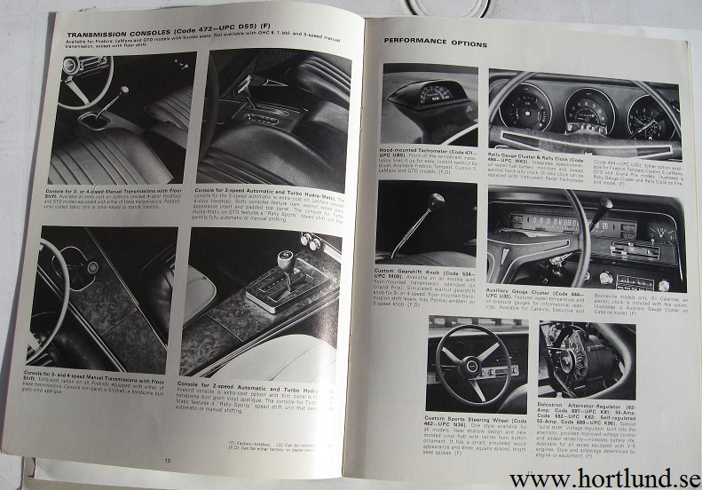 1969 Pontiac Accessories stor broschyr - 2
