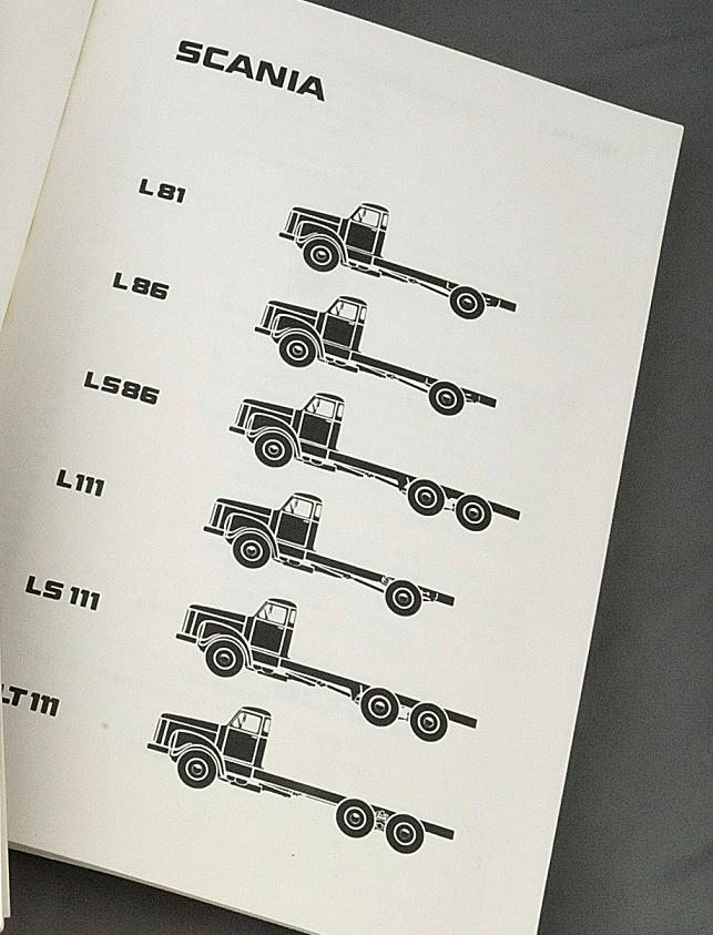 1976 Scania L 81, L 86, L 111 Instruktionsbok 12.75 - 2