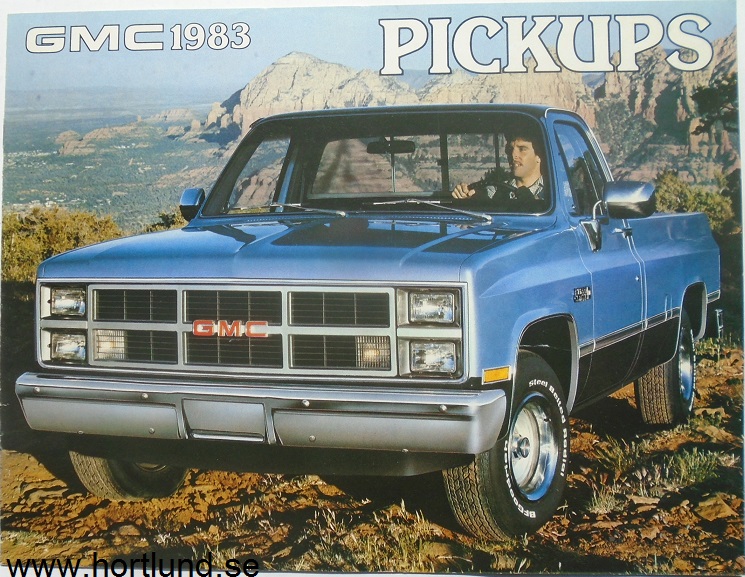 1983 GMC Pickups Broschyr, Kanada
