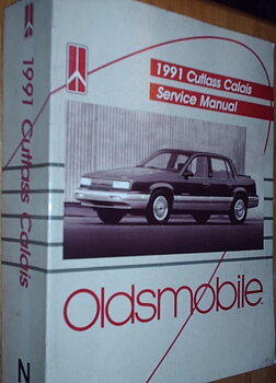 1991 Oldsmobile Cutlass Calais Service Manual