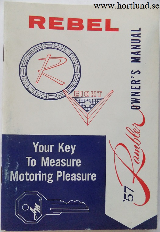 1957 Rambler Rebel Owner's Manual