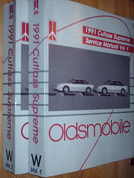 1991 Oldsmobile Cutlass Supreme Service Manual