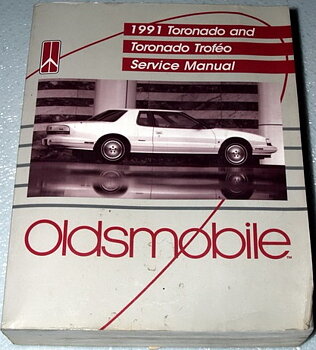 1991 Oldsmobile Toronado and Toronado Troféo Service Manual