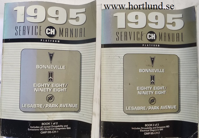 1995 Pontiac Bonneville Oldsmobile Eighty Eight Ninety Eight Buick LeSabre Park Avenue Service Manual