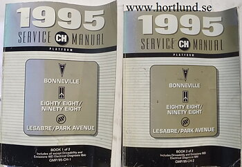 1995 Pontiac Bonneville Oldsmobile Eighty Eight Ninety Eight Buick LeSabre Park Avenue Service Manual