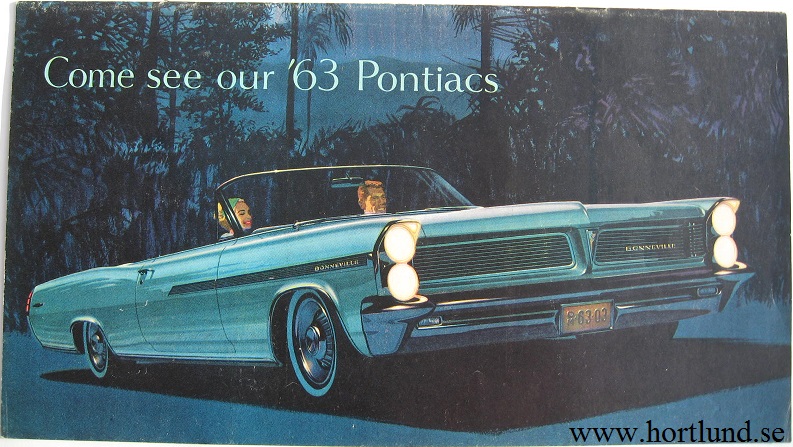 1963 Pontiac broschyr
