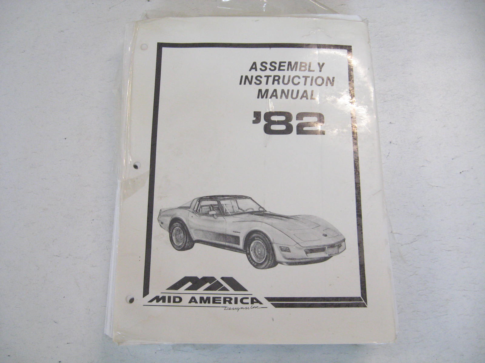 1982 Chevrolet Corvette Assembly Instruction Manual
