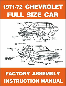 1971-1972 Chevrolet Full Size Assembly Manual