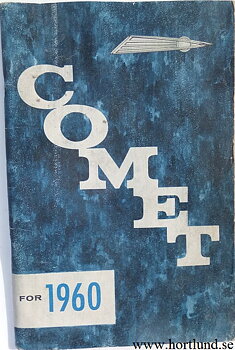 1960 Mercury Comet Instruktionsbok