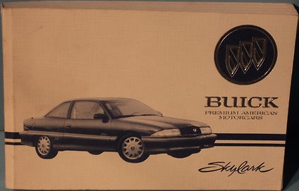 1993 Buick Skylark Owners Manual