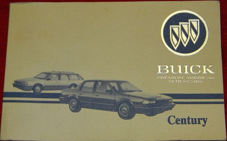 1993 Buick Century Owners Manual