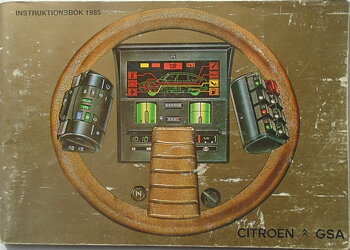 1985 Citroën GSA Instruktionsbok
