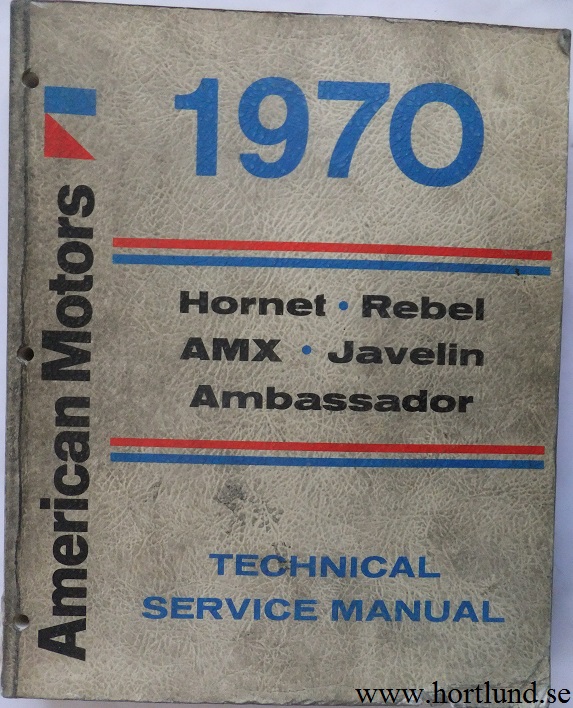 1970 AMC Technical Service Manual original
