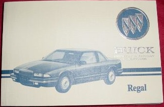 1993 Buick Regal Owners Manual