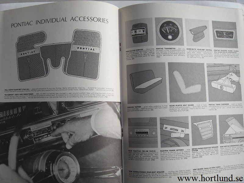 1963 Pontiac Accessories broschyr alla modeller - 2