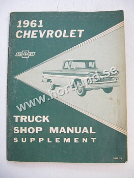 1961 Chevrolet Truck Shop Manual Supplement
