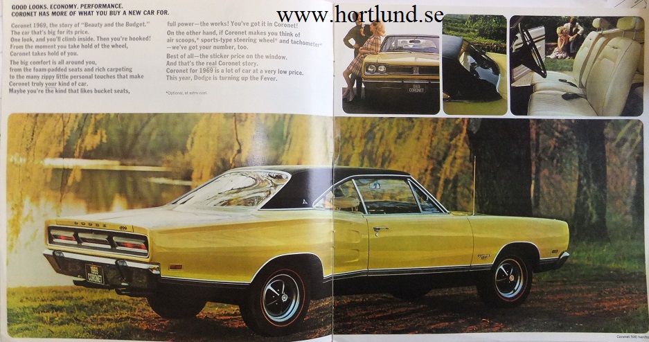 1969 Dodge Coronet broschyr - 2