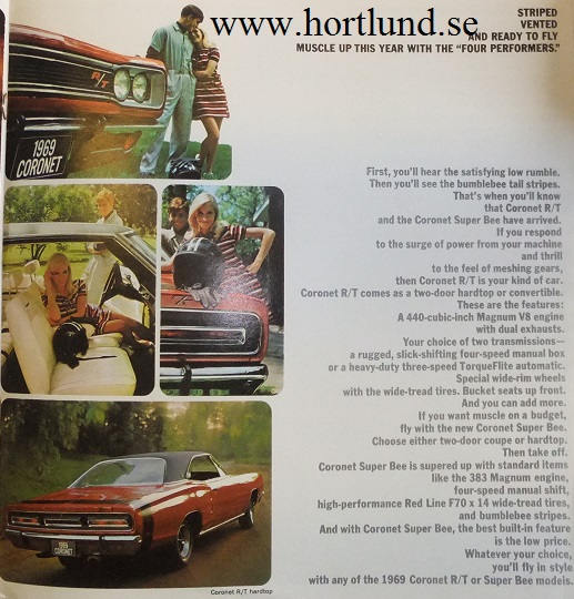 1969 Dodge Coronet broschyr - 5