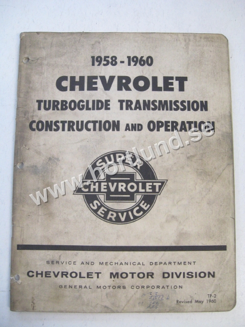 1958-1960 Chevrolet Turboglide Transmission construction and operation
