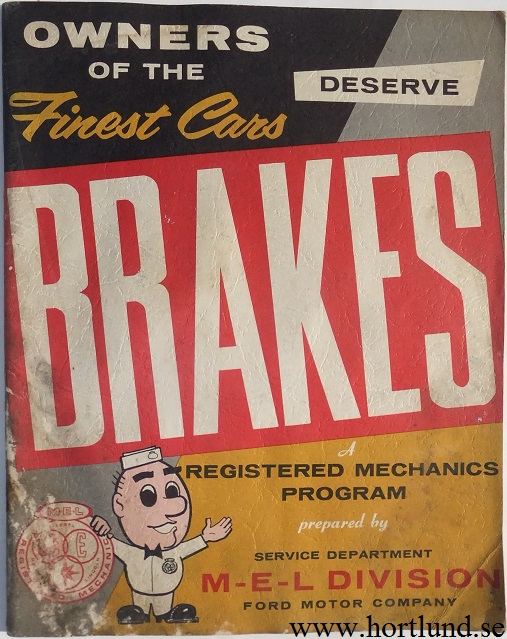 1960 Mercury Edsel Lincoln Brakes