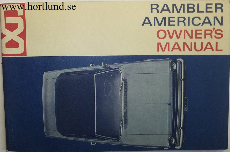 1968 Rambler American Owner's Manual