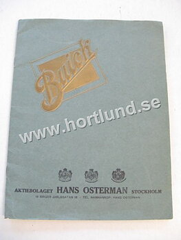 1924 Buick De Sex Cylindriga modellerna Försäljnignsbroschyr i nyskick