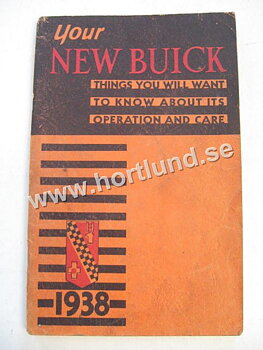 1938 Buick Owners Manual