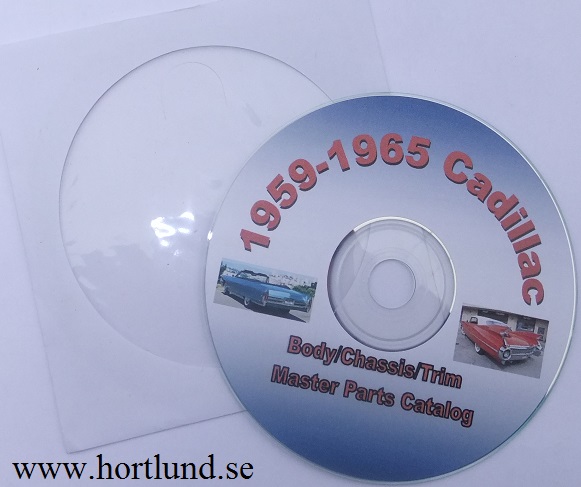 1959-1965 Cadillac Master Parts List CD