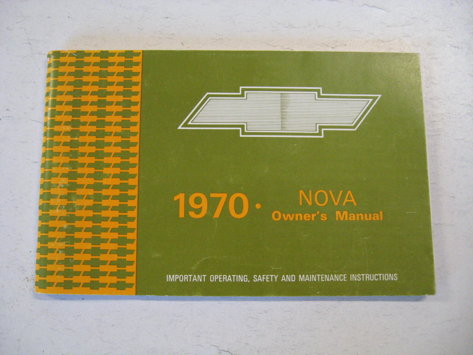 1970 Chevrolet Nova Owners Manual