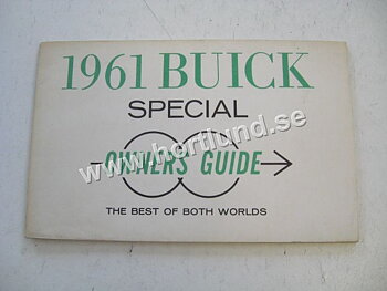 1961 Buick Special Owners Guide