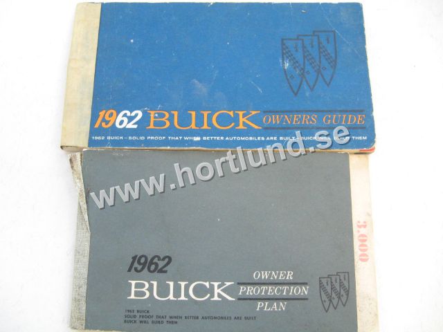 1962 Buick Owners Guid + Owner Protection Manual