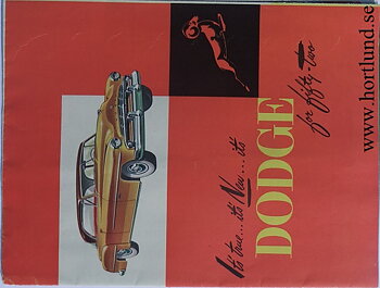1952 Dodge broschyr DMA-7800