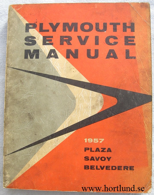 1957 Plymouth Service Manual