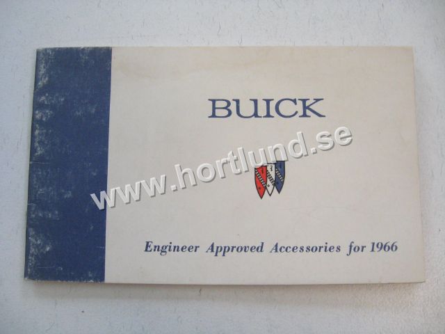 1966 Buick Engineer Approved Accessories for 1966