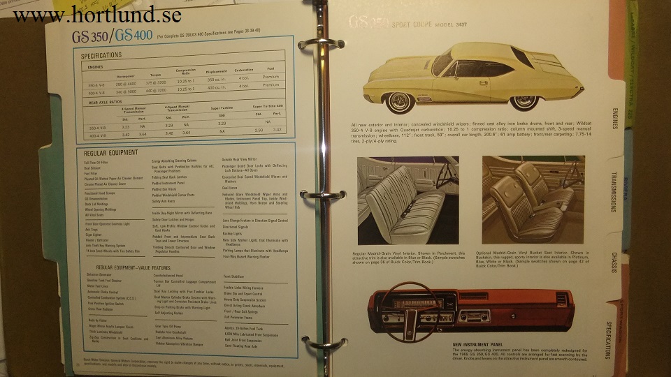 1968 Buick Features Dealer Album - 3